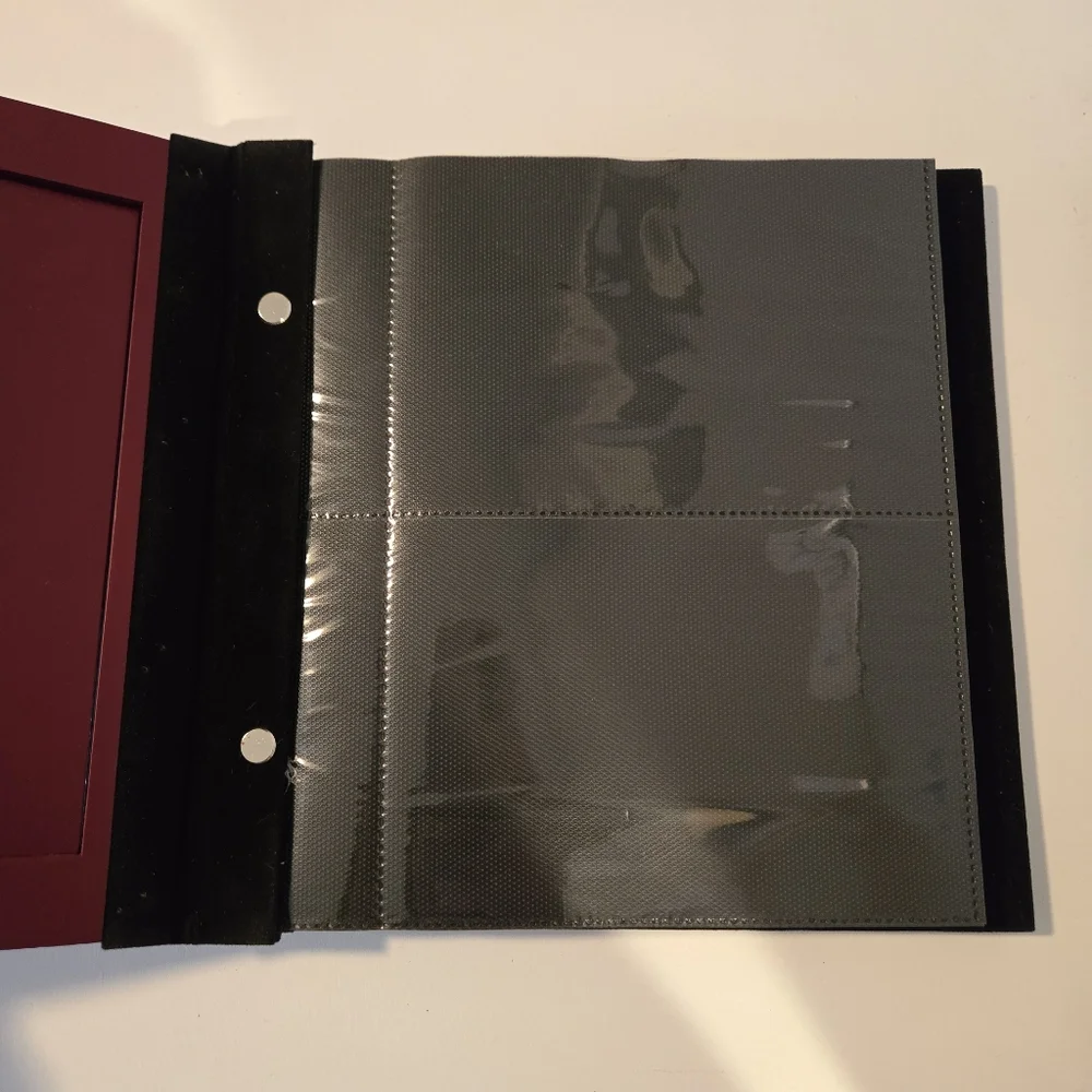 Photo Album Book of Mempries Cherry Wood Hardcover - Holds 100, 4x6 Photos